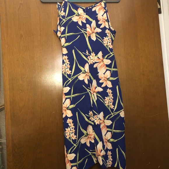Sienna sky floral blue wrap dress - Picture 5 of 6